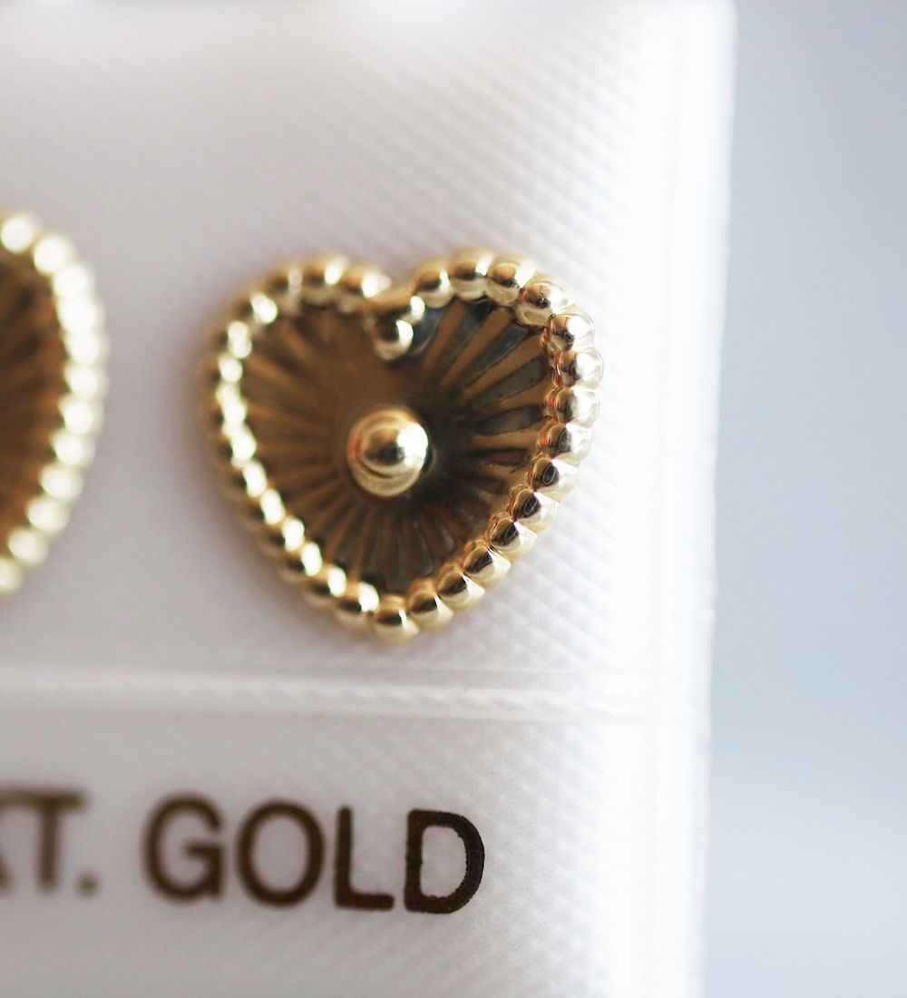 Broquel Oro 10k diamantado