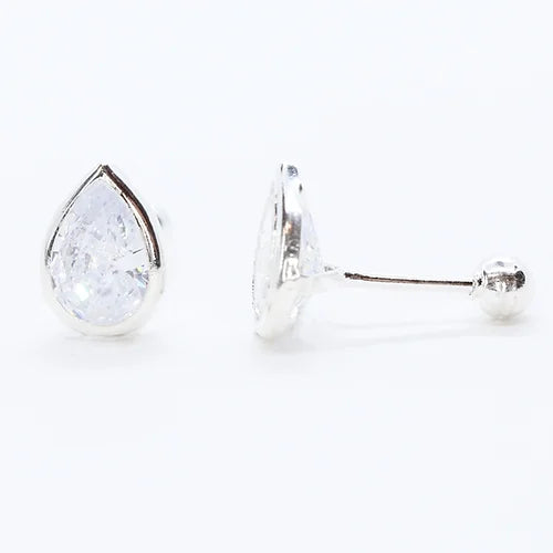 Broqueles Gota Plata L925