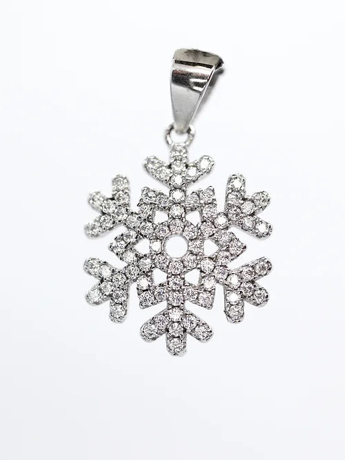 Dije Copo - Plata .925 con Baño en Rodio y Zirconias