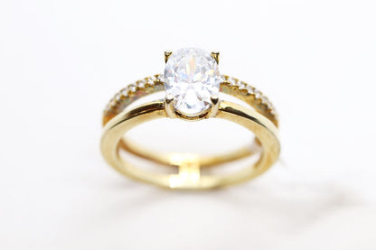 Anillo Plata .925 Baño Oro o Rodio