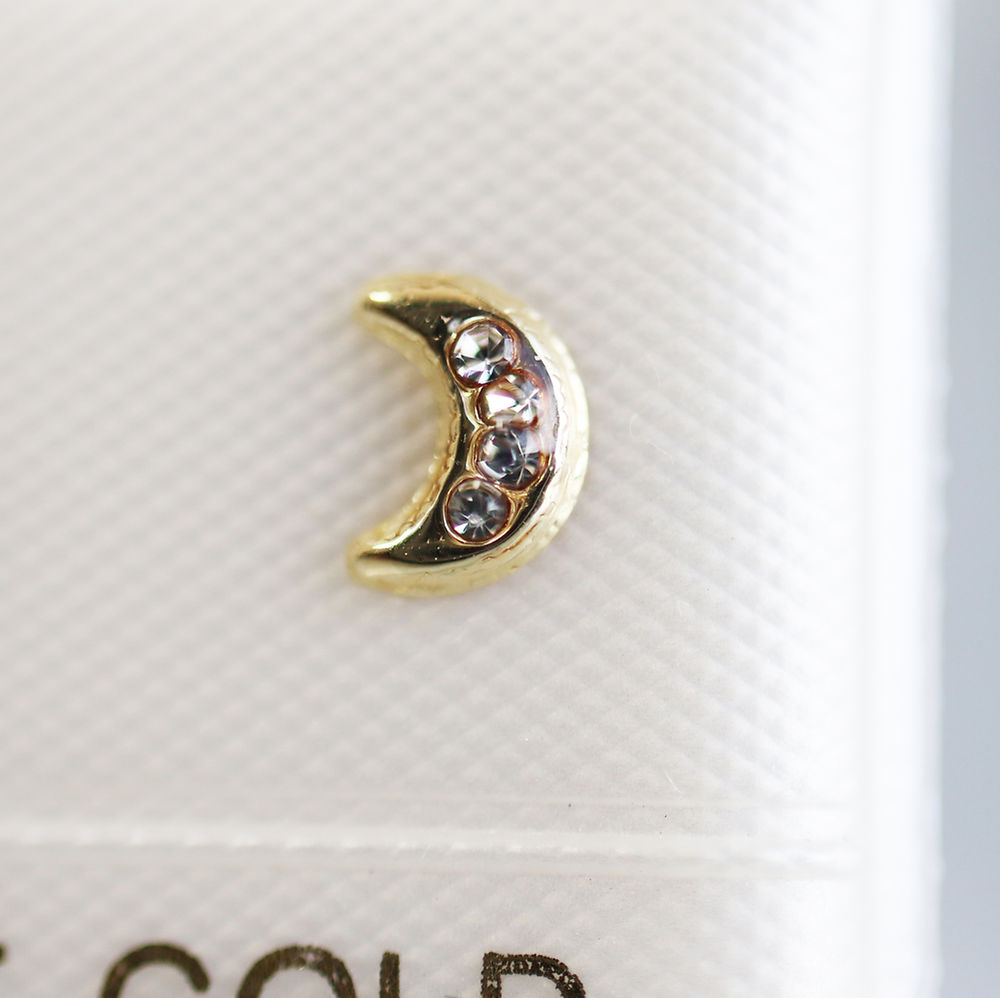 Broquel Oro 10k Luna mini PP