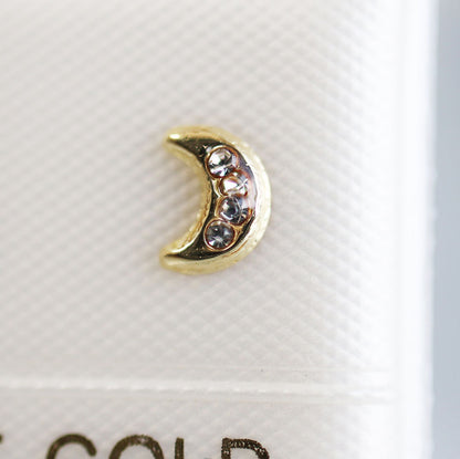 Broquel Oro 10k Luna mini PP