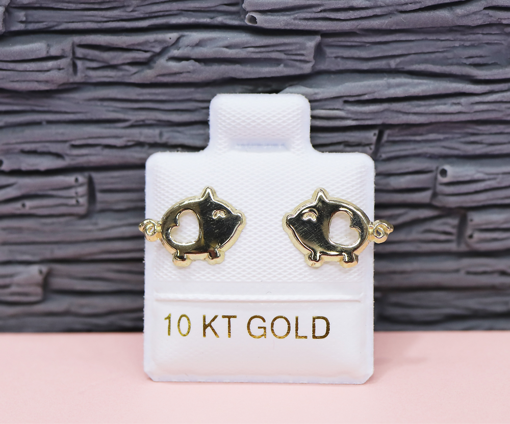 Broquel Oro 10K Puerquitos