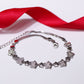 Pulsera Estrellas Plata .925 Baño en Rodio y Zirconias