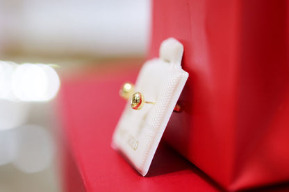 Broquel Oro 10K Luneta Lisa 4mm