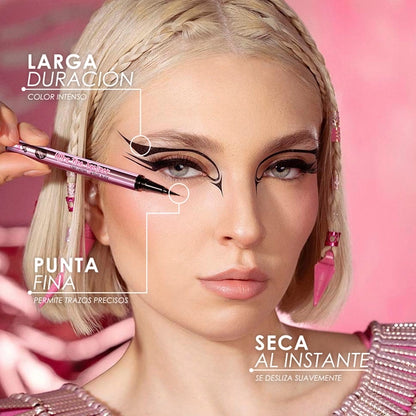 Ultra Fine Eyeliner - Plumón delineador de larga duración