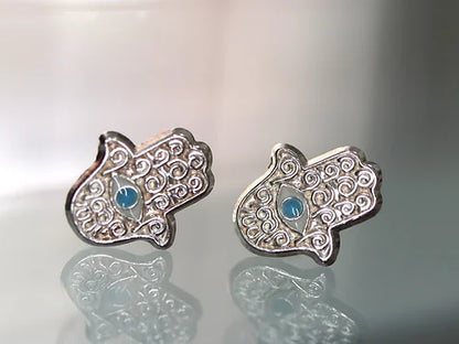 Broquel Mano de F‡tima Plata L925