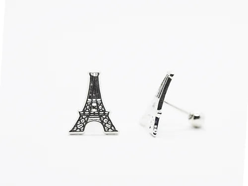 Broquel Torre Eiffel Plata L925