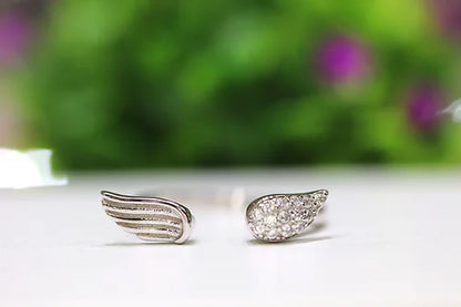 Anillo Alas Plata 925 Baño Rodio